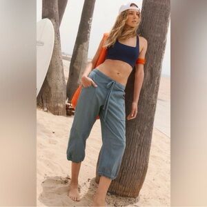 FP Movement by Free People For Real Crop Pants ~Summer Storm~